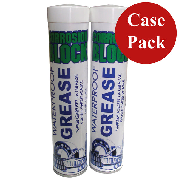 Corrosion Block High Performance Waterproof Grease - (2)2oz Tube - Non-Hazmat, Non-Flammable  Non-Toxic *Case of 6* [25003CASE] - Image 1