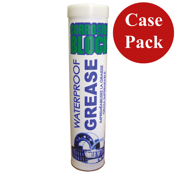 Corrosion Block High Performance Waterproof Grease - 14oz Cartridge - Non-Hazmat, Non-Flammable  Non-Toxic *Case of 10* [25014CASE] - Image 1