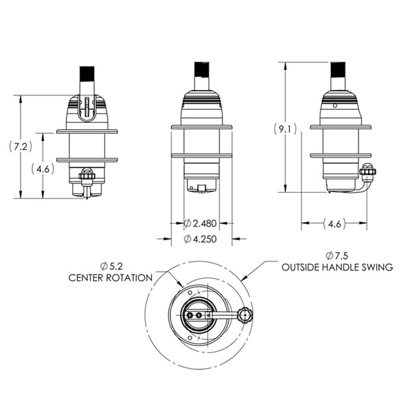 TACO Grand Slam 800 VHF Antenna Mount [GS-800-1] - Image 3