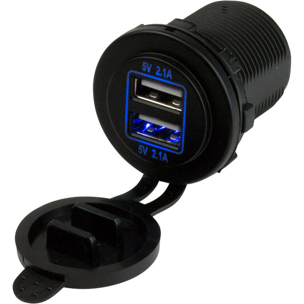 Sea-Dog Dual USB Power Socket [426515-1] - Image 1