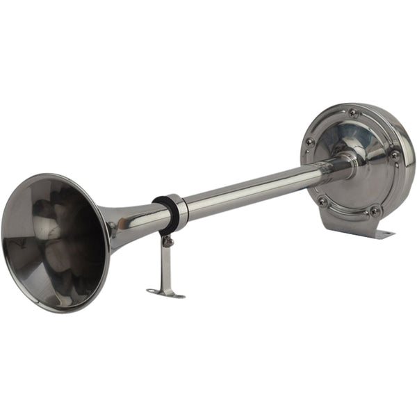 Sea-Dog MaxBlast Stainless Steel Trumpet 12V Horn - Single [431510-1] - Image 1