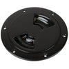 Sea-Dog Smooth Quarter Turn Deck Plate - Black - 6