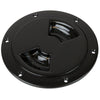 Sea-Dog Quarter-Turn Smooth Deck Plate w/Internal Collar - Black - 5