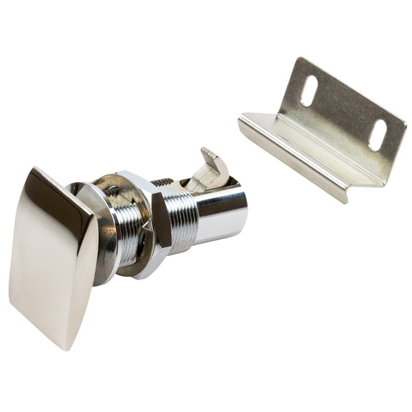 Sea-Dog Push Button Cabinet Latch - Rectangular [225420-1] - Image 1