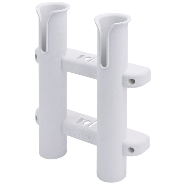 Sea-Dog Two Pole Side Mount Rod Storage Rack - White [325028-1] - Image 1
