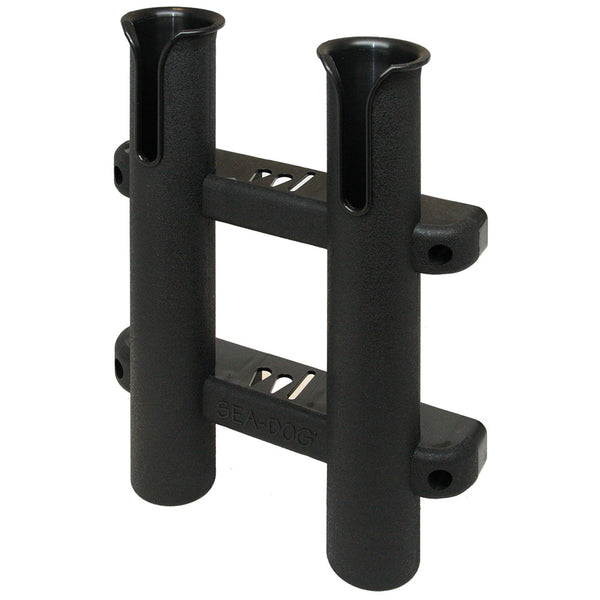 Sea-Dog Two Pole Side Mount Rod Storage Rack - Black [325029-1] - Image 1