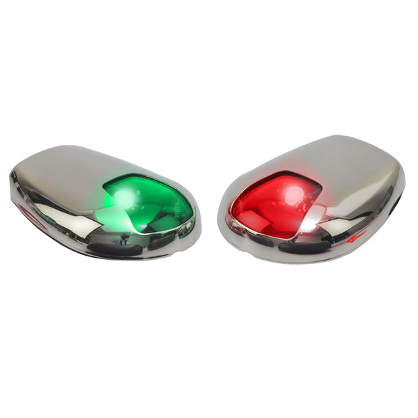 Sea-Dog Stainless Steel Side Mount LED Navigation Lights - 2 NM - Port  Starboard [400079-1] - Image 1