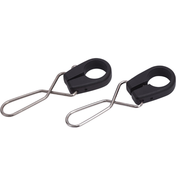 Sea-Dog Nylon Flagpole Pennant Mounts  Stainless Clips - Pair [328197-1] - Image 1