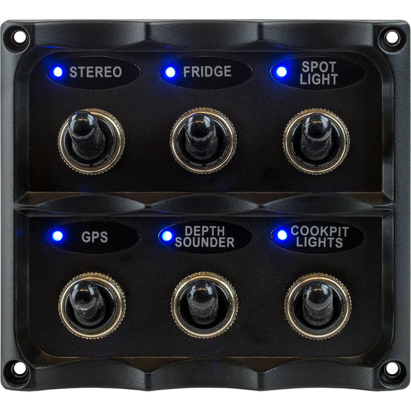 Sea-Dog Water Resistant Toggle Switch Panel [424636-1] - Image 1