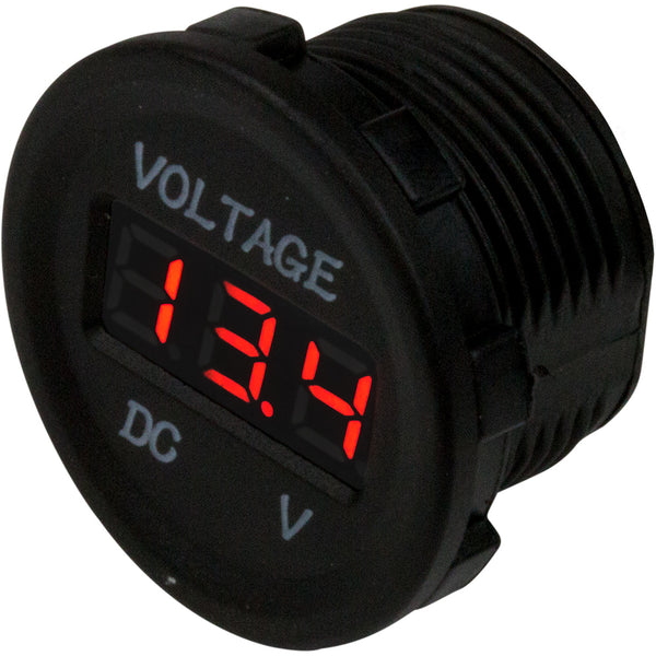 Sea-Dog Round Voltage Meter - 6V-30V [421615-1] - Image 1
