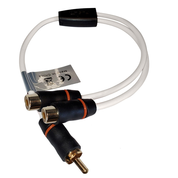 Fusion RCA Cable Splitter - 1 Male to 2 Female - 1 [010-12896-00] - Image 1