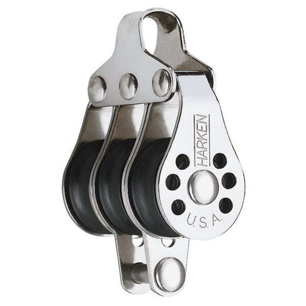 Harken 22mm Triple Micro Block w/Becket- Fishing [229F] - Image 1
