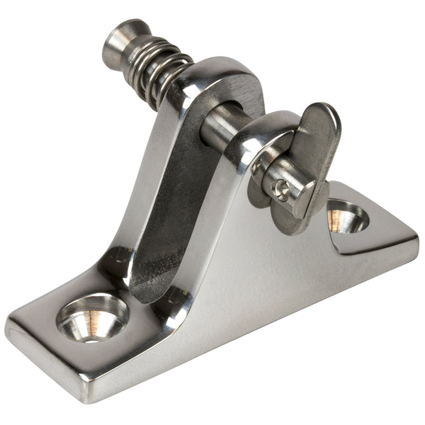 Sea-Dog Stainless Steel Angle Base Deck Hinge - Removable Pin [270235-1] - Image 1