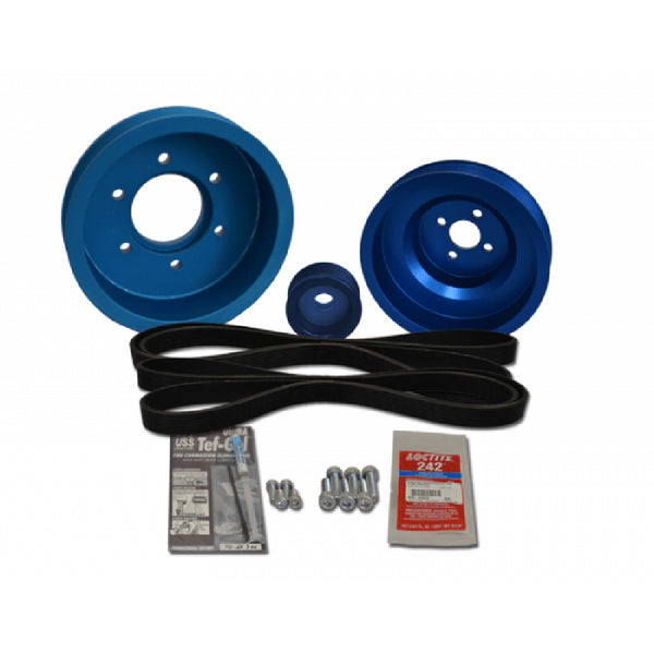 Balmar Pulley Kit f/Yanmar 4JH3-TE, 4JH3-HTE [48-YSP-4JH-D] - Image 1