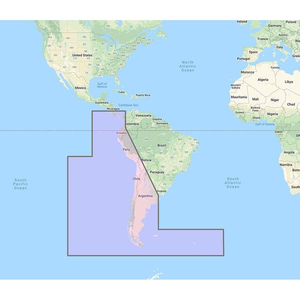 Furuno South America West Coast - Costa Rica to Chile to Falklands Vector Charts - Unlock Code [MM3-VSA-500] - Image 1