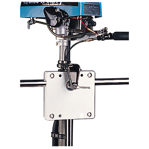 Sea-Dog Poly Rail Mount Motor Bracket - White [327150-1] - Image 1