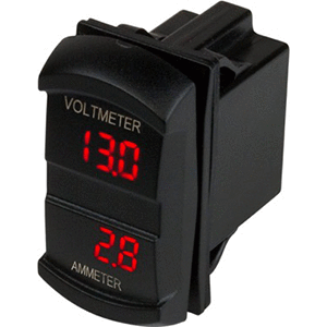 Sea-Dog Dual Volt/Amp Meter Rocker Style Switch [421645-1] - Image 1
