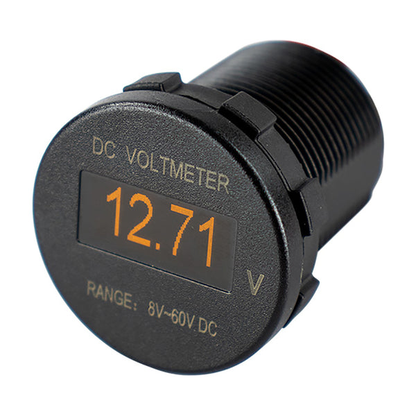 Sea-Dog OLED Voltmeter - Round [421600-1] - Image 1