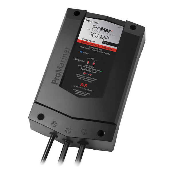 ProMariner ProMar1 DS Digital - 10 Amp - 2 Bank Charger [31510] - Image 1