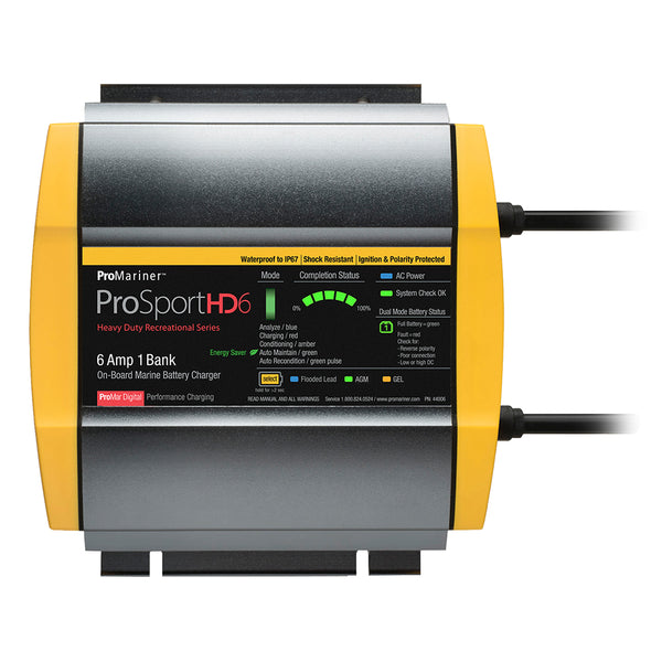 ProMariner ProSportHD 6 Gen 4 - 6 Amp - 1 Bank Battery Charger [44006] - Image 1