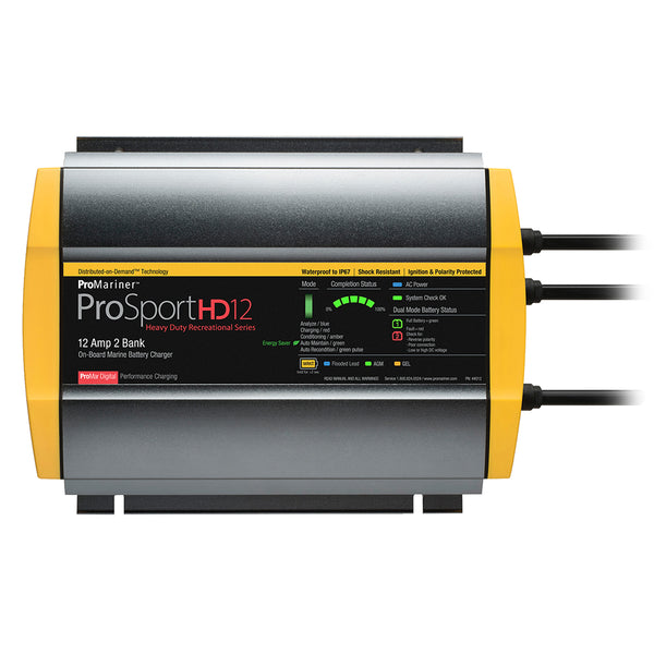 ProMariner ProSportHD 12 Gen 4 - 12 Amp - 2 Bank Battery Charger [44012] - Image 1