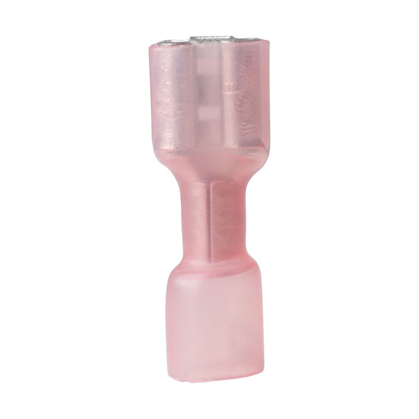Ancor Heat Shrink Speaker Disconnect Female 22-18 AWG, .110 Tab - 100 Piece [326899] - Image 1