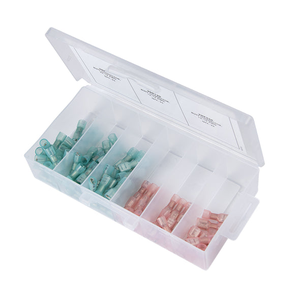 Ancor Heat Shrink Universal Speaker Connector Kit f/22-18/16-14 - Assorted 90 Piece [SPKKIT] - Image 1