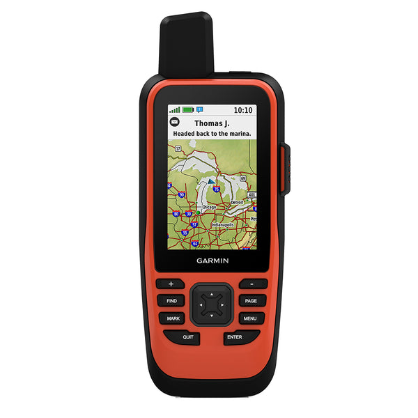 Garmin GPSMAP 86i Handheld GPS w/inReach  Worldwide Basemap [010-02236-00] - Image 2