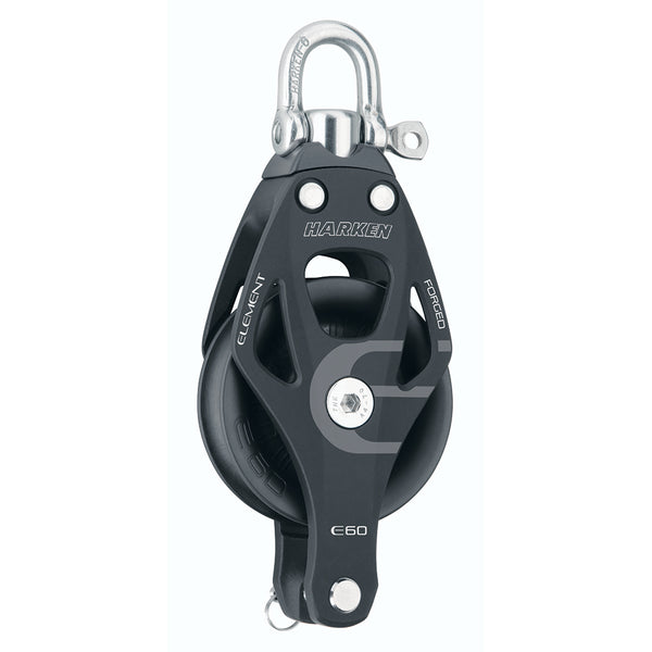 Harken 60mm Single Aluminum Element Block w/Swivel  Becket [6261] - Image 1