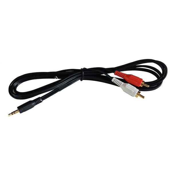 Fusion MS-CBRCA3.5 Input Cable - 1 Male (3.5 mm) to 2 Male RCA [010-12753-20] - Image 1