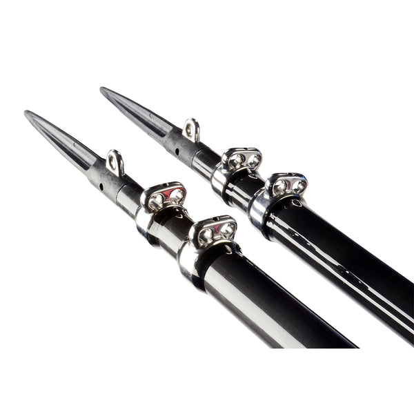 C.E. Smith Gen3 Center Rigger Pole - Black - 2-Section - 12 [56561] - Image 1