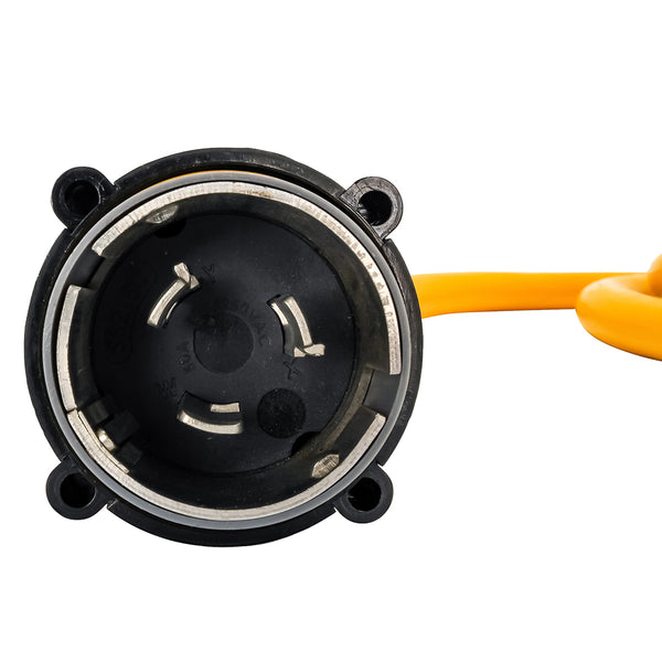 Camco 50 Amp Power Grip Marine Extension Cord - 25 M-Locking/F-Locking Adapter [55621] - Image 4