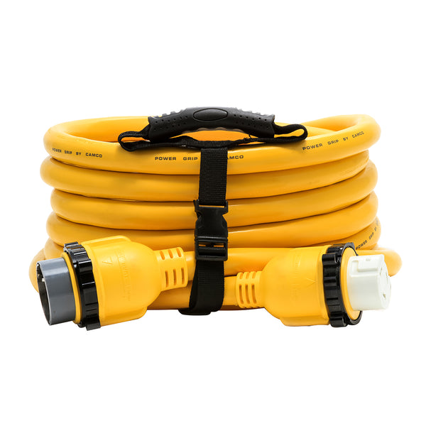 Camco 50 Amp Power Grip Marine Extension Cord - 25 M-Locking/F-Locking Adapter [55621] - Image 1
