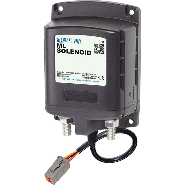Blue Sea 7701100 ML Solenoid 12V 500A w/Deutsch Connector [7701100] - Image 1
