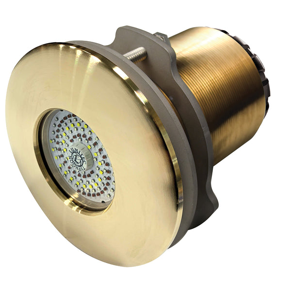 Lumitec SeaBlaze Typhoon Underwater Light - Bronze Thru-Hull LED Light - Spectrum RGBW - Flush Mount [101451] - Image 1