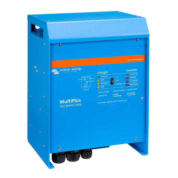Victron MultiPlus Inverter/Charger 12 VDC - 3000VA - 120vAC w/120AMP Battery Charger - 50AMP Transfer Switch [PMP123021102] - Image 2
