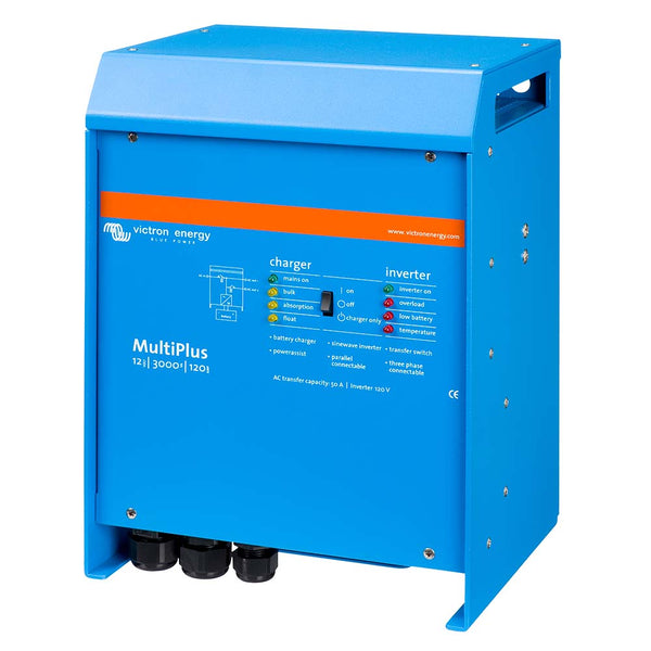 Victron MultiPlus Inverter/Charger 12 VDC - 3000VA - 120vAC w/120AMP Battery Charger - 50AMP Transfer Switch [PMP123021102] - Image 3