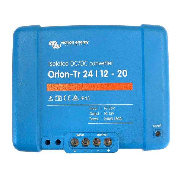 Victron Orion-TR DC-DC Converter - 24 VDC to 12 VDC - 20AMP Isolated [ORI241224110] - Image 1
