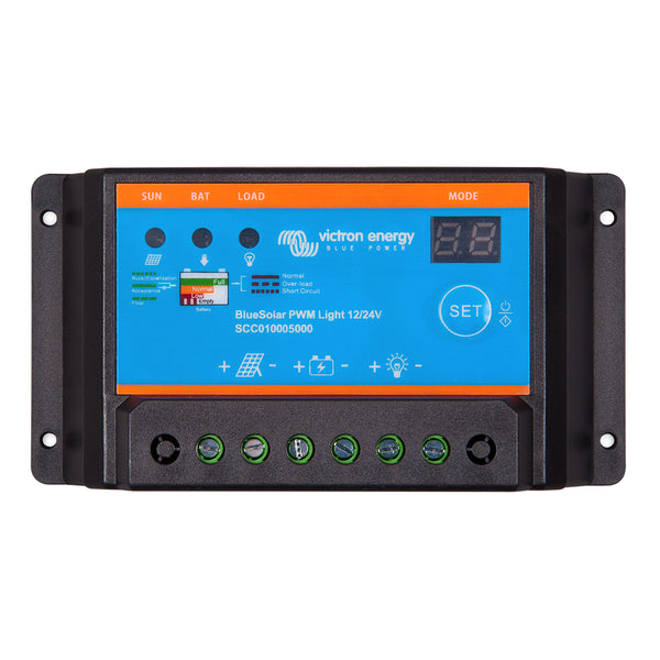 Victron BlueSolar PWM-Light Charge Controller - 12/24V - 30AMP [SCC010030020] - Image 1