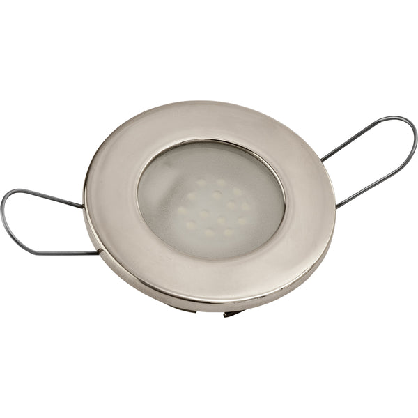 Sea-Dog LED Overhead Light - Brushed Finish - 60 Lumens - Frosted Lens - Stamped 304 Stainless Steel [404232-3] - Image 1