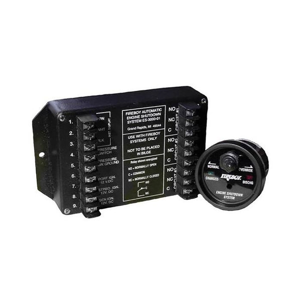 Fireboy-Xintex 8 Circuit Engine Shutdown w/Time Delay - Round Display [ES-8015-01] - Image 1
