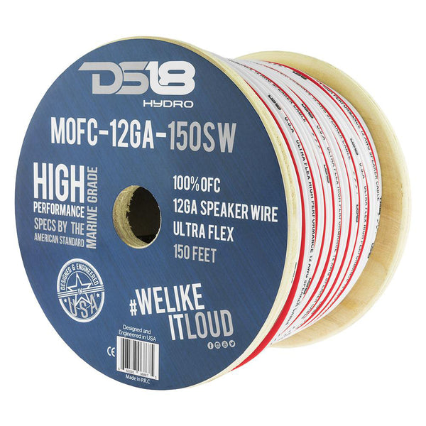 DS18 HYDRO Marine Grade OFC Speaker Wire 12 GA - 150 Roll [MOFC12GA150SW] - Image 3