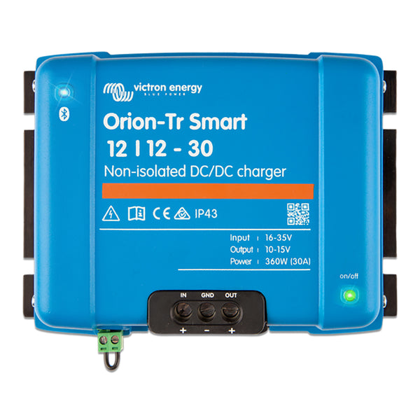 Victron Energy Orion-TR Smart 12/12-30 30A (360W) Non-Isolated DC-DC or Power Supply [ORI121236140] - Image 1