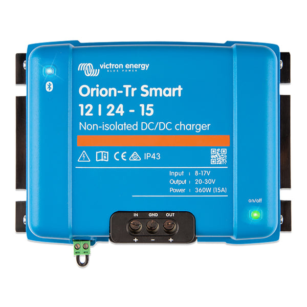 Victron Orion-TR Smart 12/24-15 15A (360W) Non-Isolated DC-DC or Power Supply [ORI122436140] - Image 1