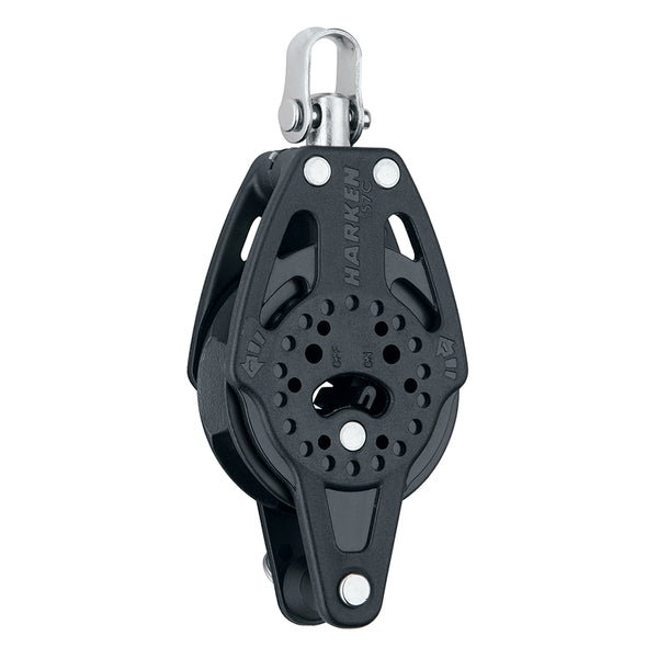Harken 57mm Carbo Single Ratchet Block w/Swivel  Becket [2136] - Image 1