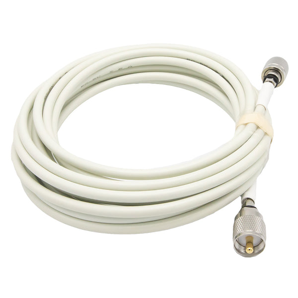 Shakespeare 20 Cable Kit f/Phase III VHF/AIS Antennas - 2 Screw On PL259S  RG-8X Cable w/FME Mini Ends Included [PIII-20-ER] - Image 1