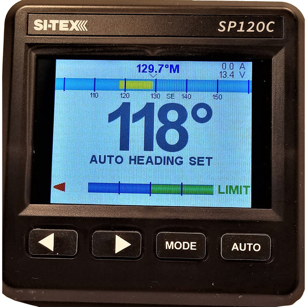 SI-TEX SP-120 Color System w/Rudder Feedback  18CI Pump [SP120C-RF-2] - Image 1