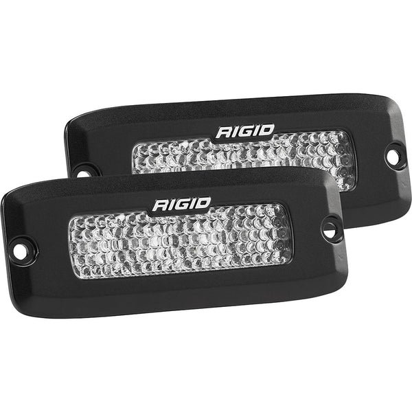 RIGID Industries SR-Q Series PRO Spot Diffused LED - Flush Mount - Pair - Black [925513BLK] - Image 1