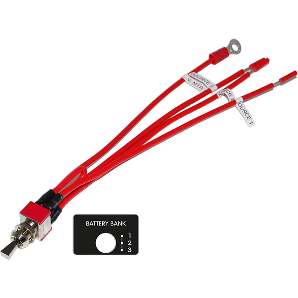Blue Sea 4141 Switch Meter Toggle SPTT On-On-On [4141] - Image 1