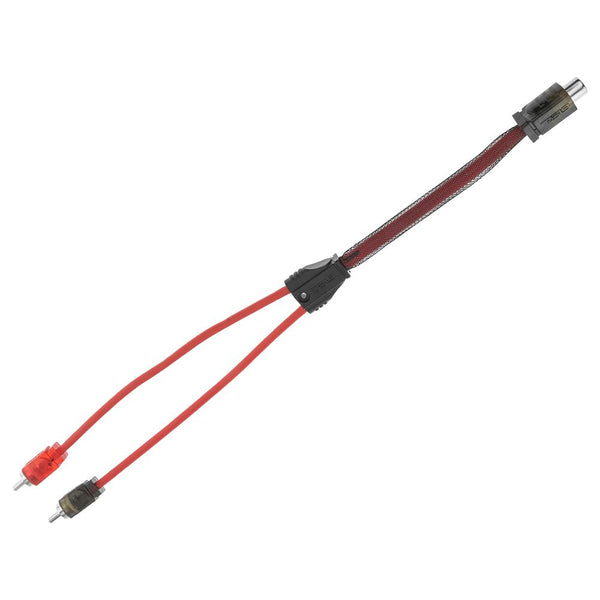 DS18 Advance Ultra Flex RCA Y Connector Cable- 1 Female to 2 Male [R1F2M] - Image 1